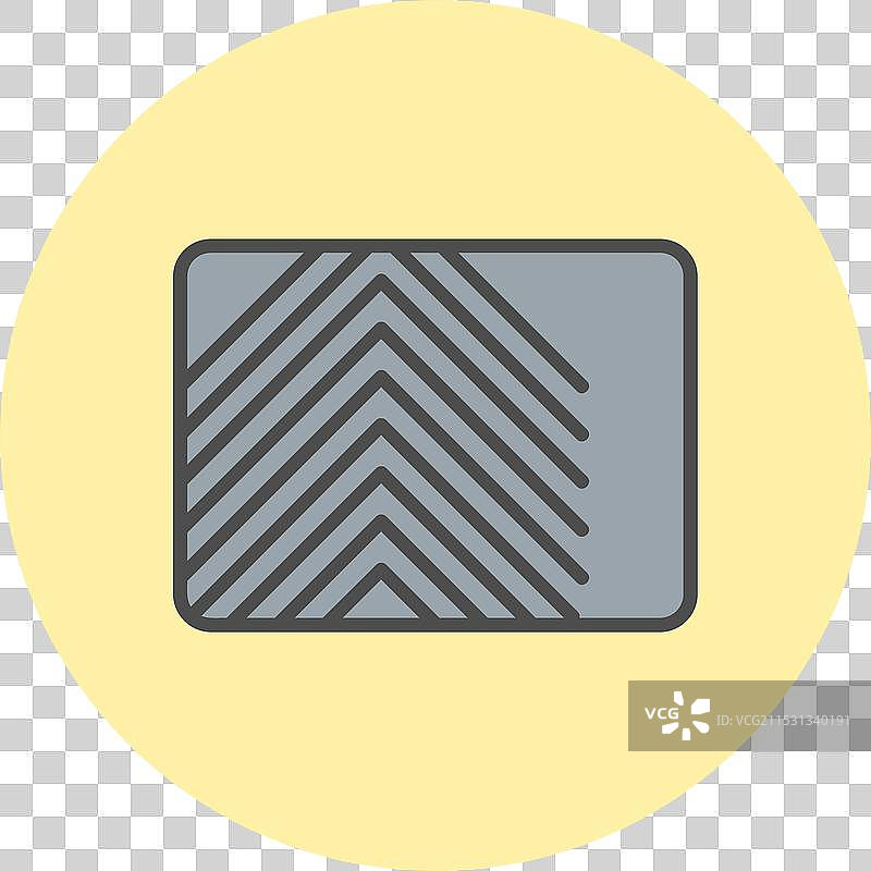 鼠标垫线条填充圆形图标图片素材