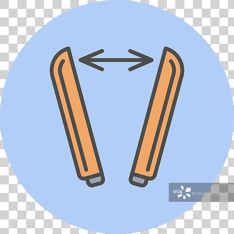 填充圆形图标图片素材