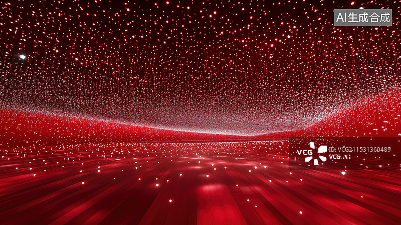 【AI数字艺术】3D渲染红色五角星背景图片素材