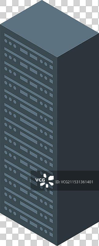 现代服务器单元托管大数据存储图片素材