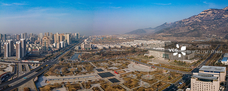 泰安 泰山广场 东岳大街 龙泽湖公园 金座广场 国华时代 时代公园 文化馆 泰山国际会展中心图片素材