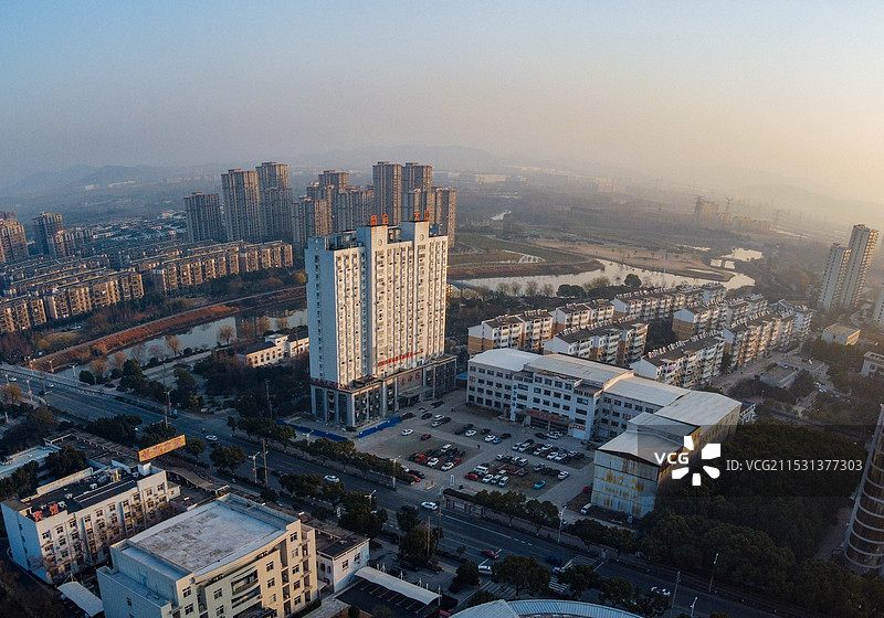 当涂县 太白中路 安徽 太白公园 振兴中路 金源水岸 大润发 东营北路桥图片素材