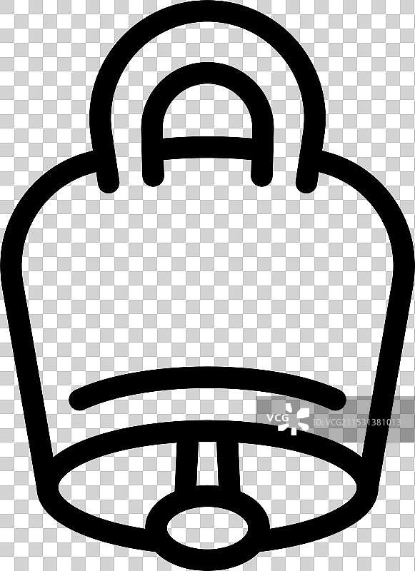 牛铃图标，代表发声物体图片素材