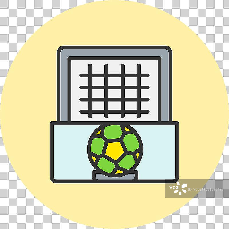 点球线填充圆形图标图片素材