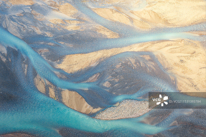 蓝色的河流图片素材