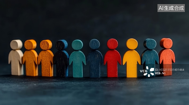 【AI数字艺术】企业团队携手合作共赢概念场景图片素材