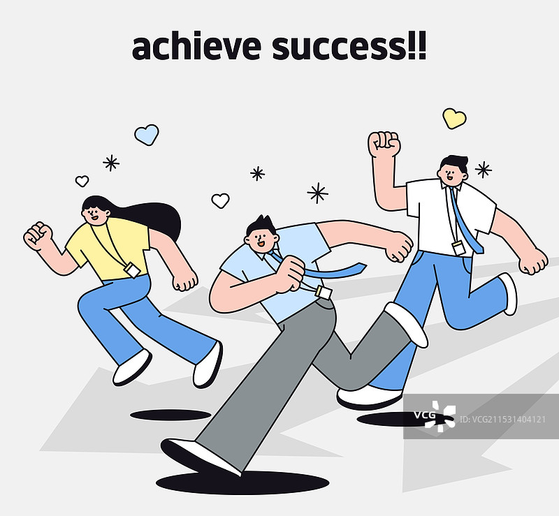 商业、团队合作、希望、协作、奔跑图片素材