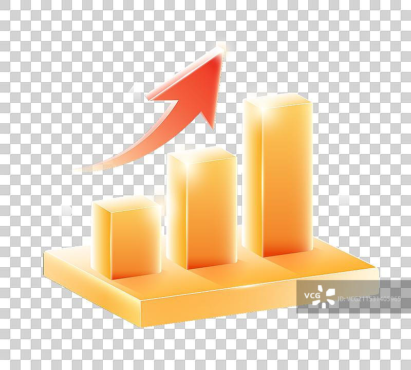 金融商务柱状图图标图片素材