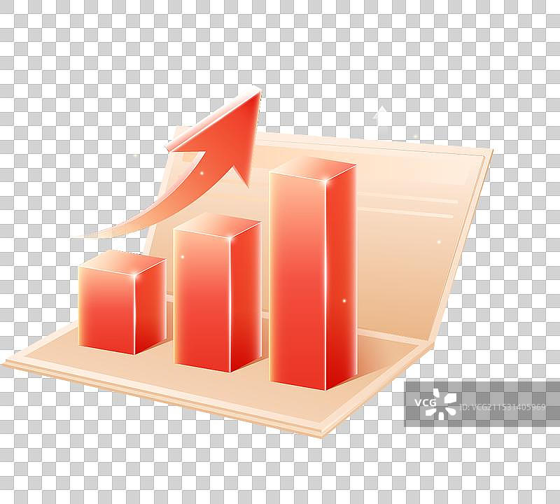 金融商务柱状图图标图片素材