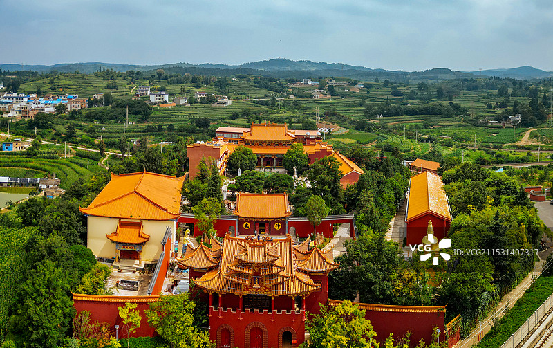 沾益区 曲靖市 玉林广场 九龙公园 大觉寺图片素材