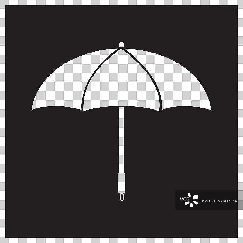 伞的图标符号设计图片素材