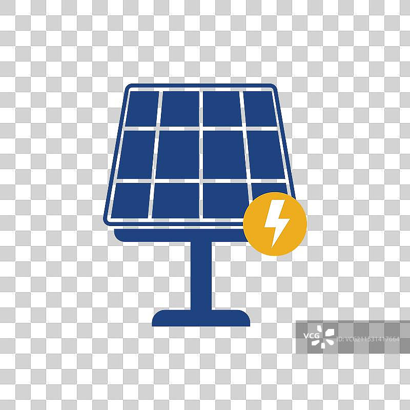 太阳能标志图标图片素材