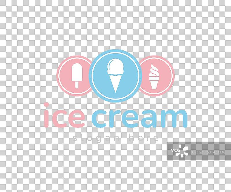 冰淇淋商店标志设计图片素材