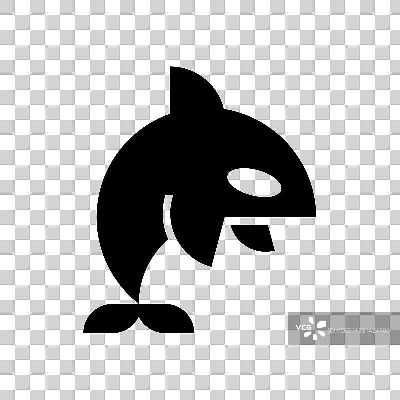 虎鲸标志图片素材