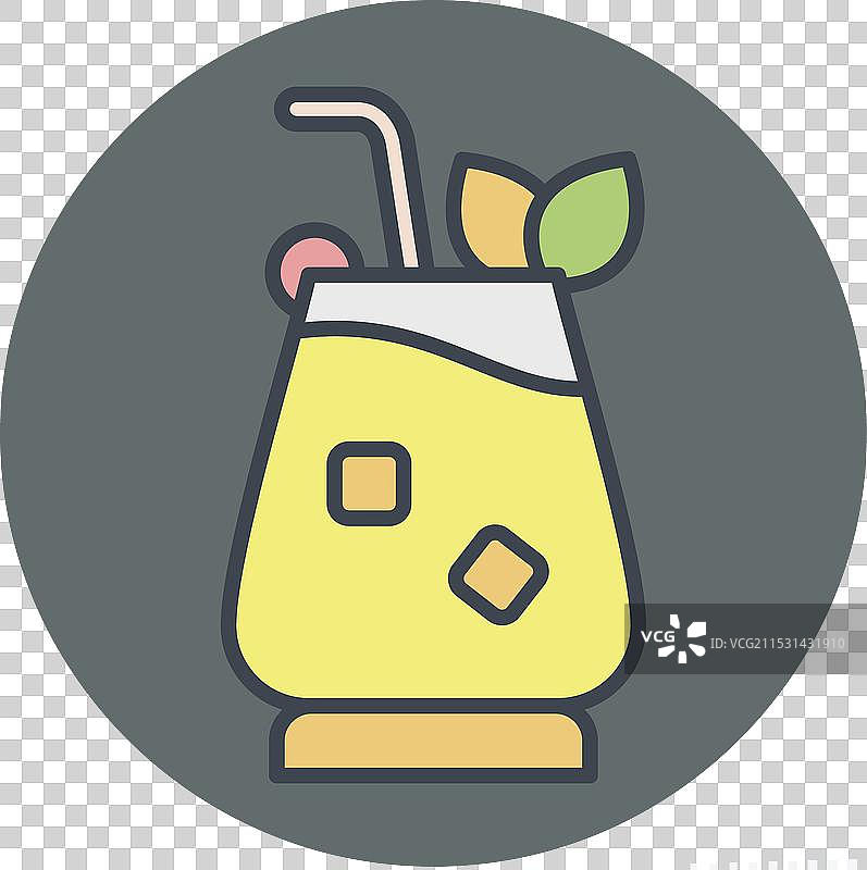 鸡尾酒相关的迈泰鸡尾酒图标图片素材