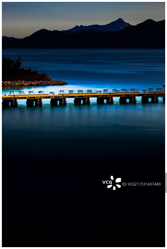 暗调系列（一）深圳海岸线图片素材