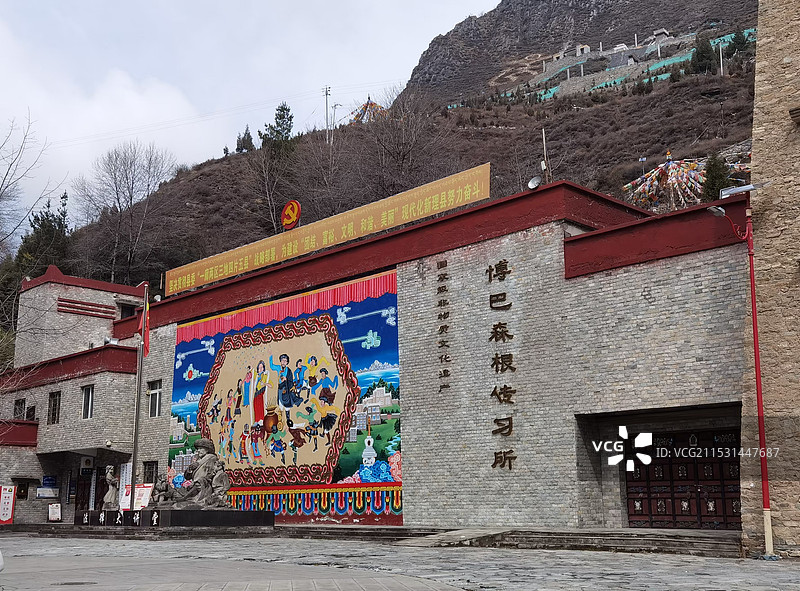 阿坝甘堡藏寨桃坪羌寨旅游景区图片素材