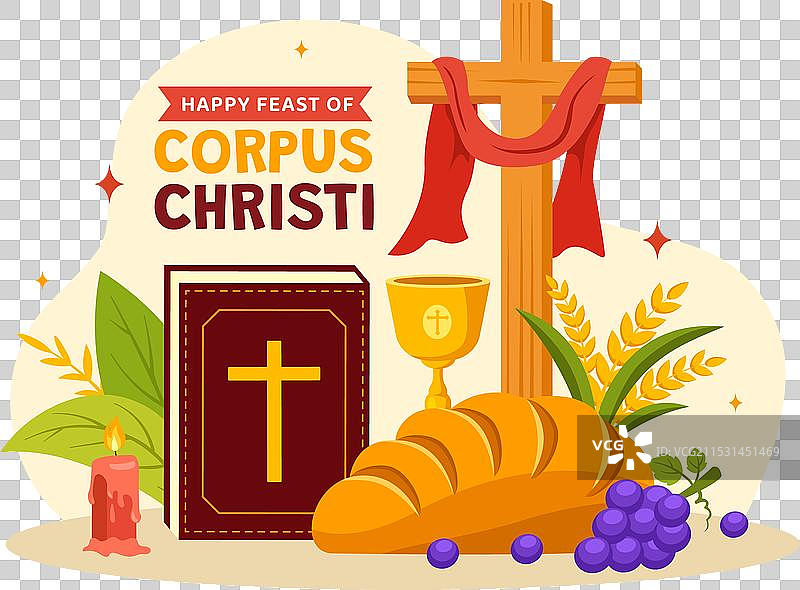 基督圣体节的天主教宗教活动图片素材