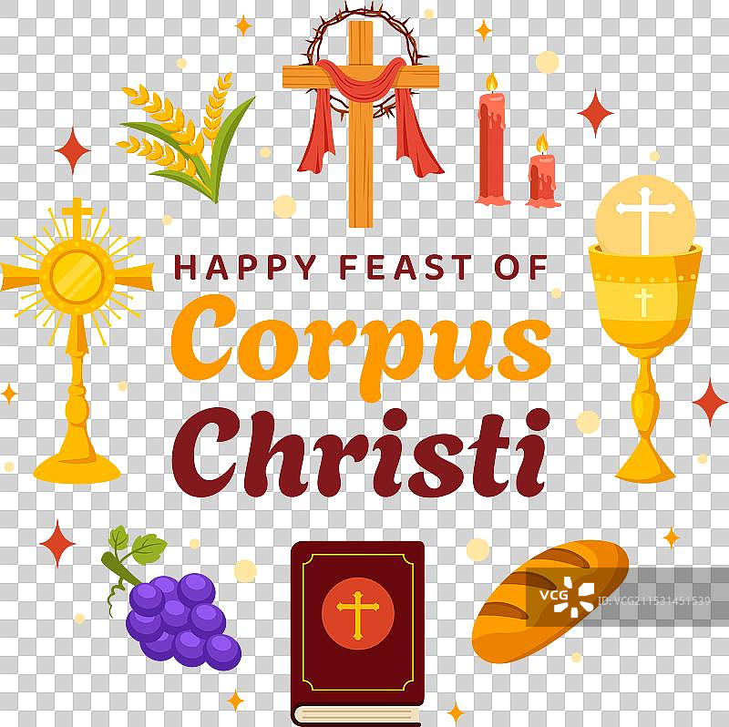 基督圣体节的天主教宗教活动图片素材