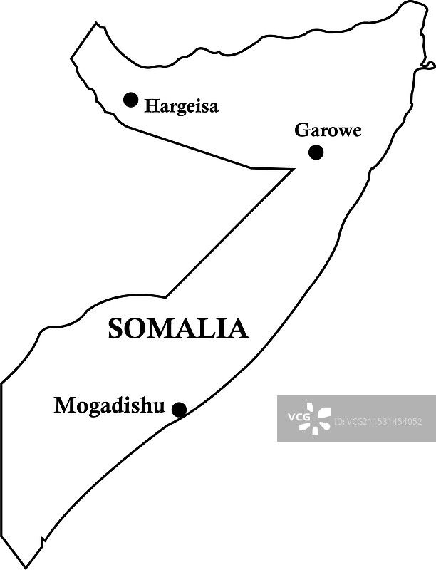 索马里地图图片素材
