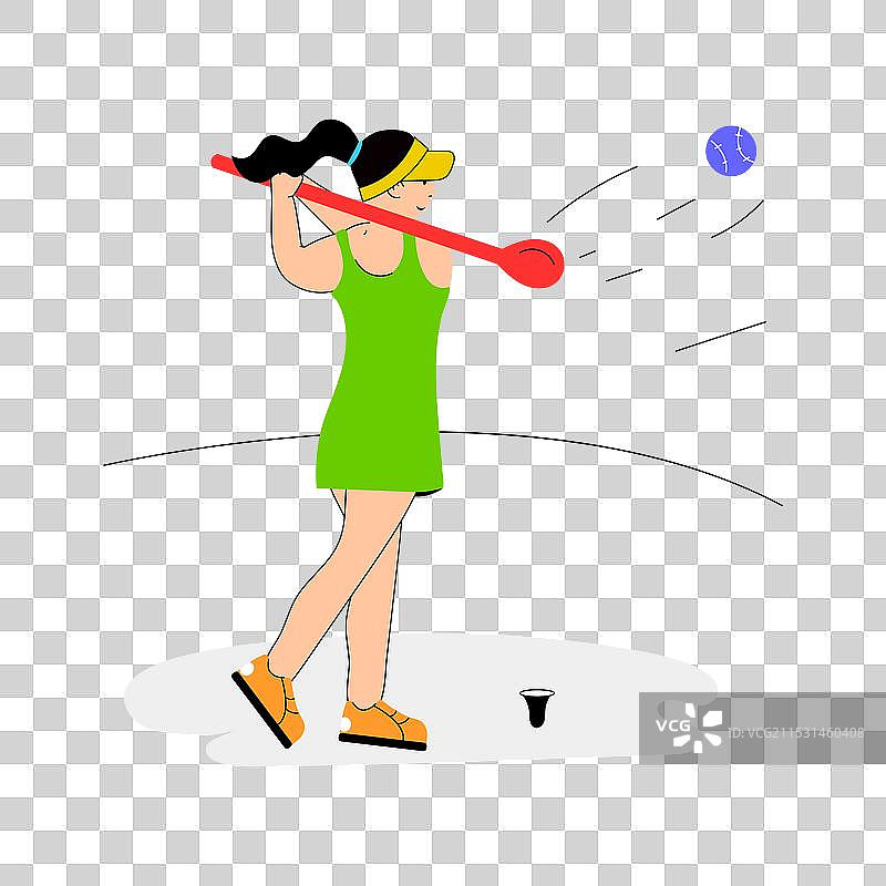 高尔夫球图片素材