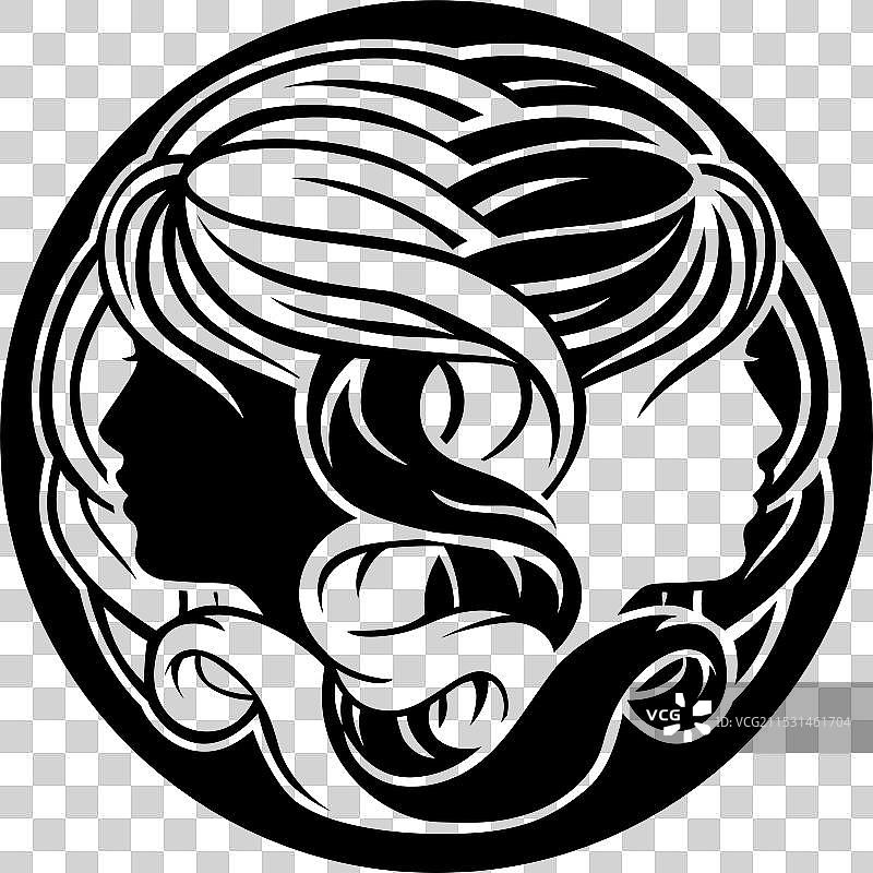 双子座星座运势图片素材