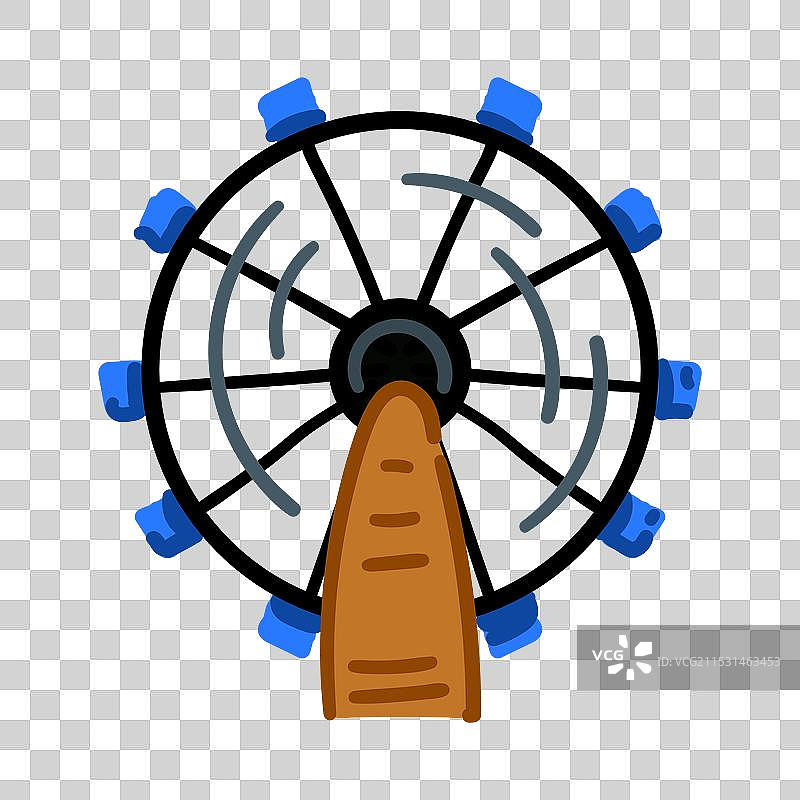 审查轮图标卡通图标图片素材