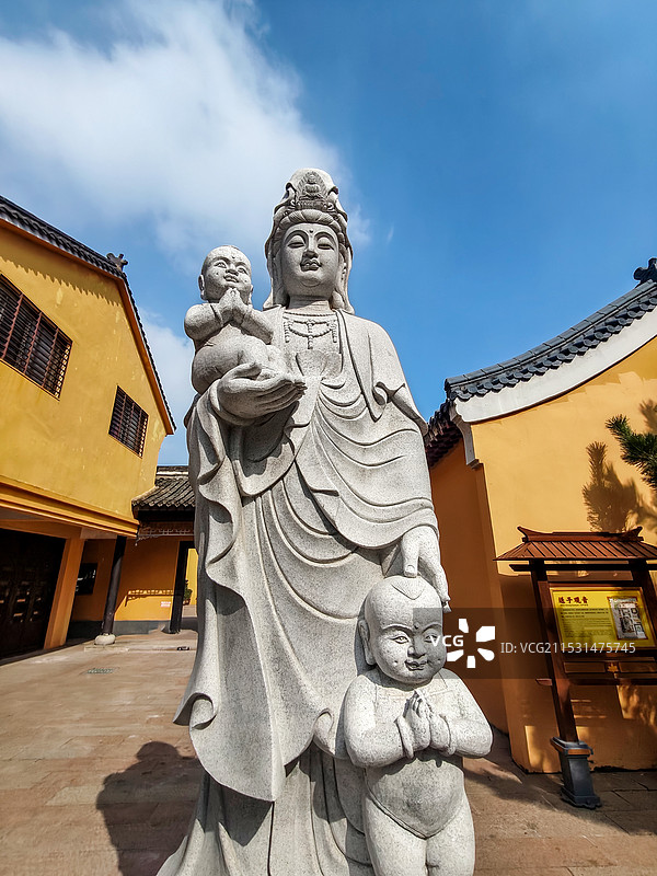 盐城射阳县息心寺景区图片素材