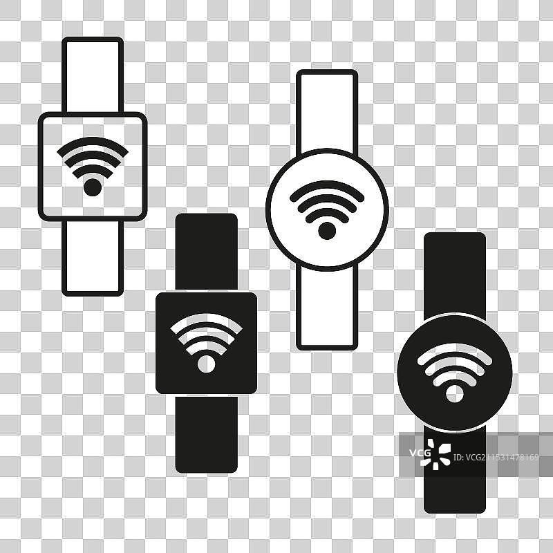 智能手表连接图标 无线技术图片素材