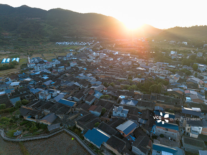 武夷山下梅古民居图片素材