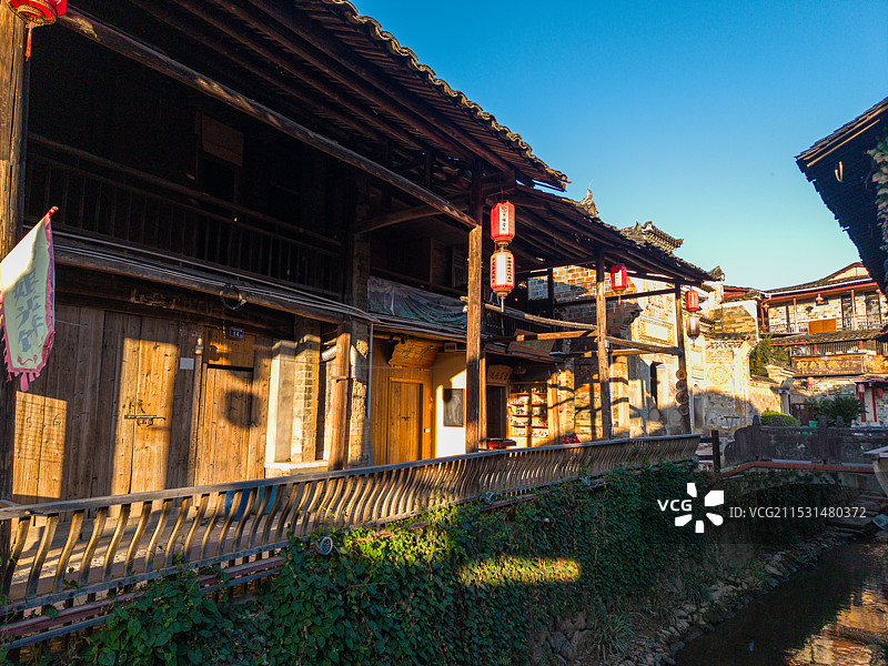 武夷山下梅古民居图片素材