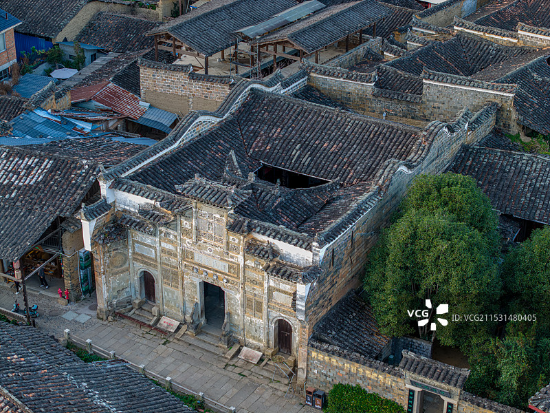 武夷山下梅古民居图片素材
