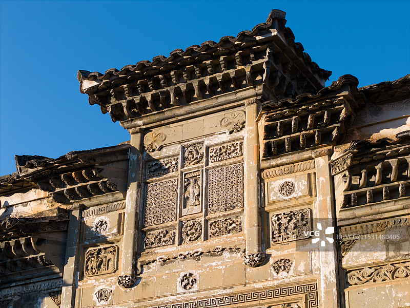 武夷山下梅古民居图片素材