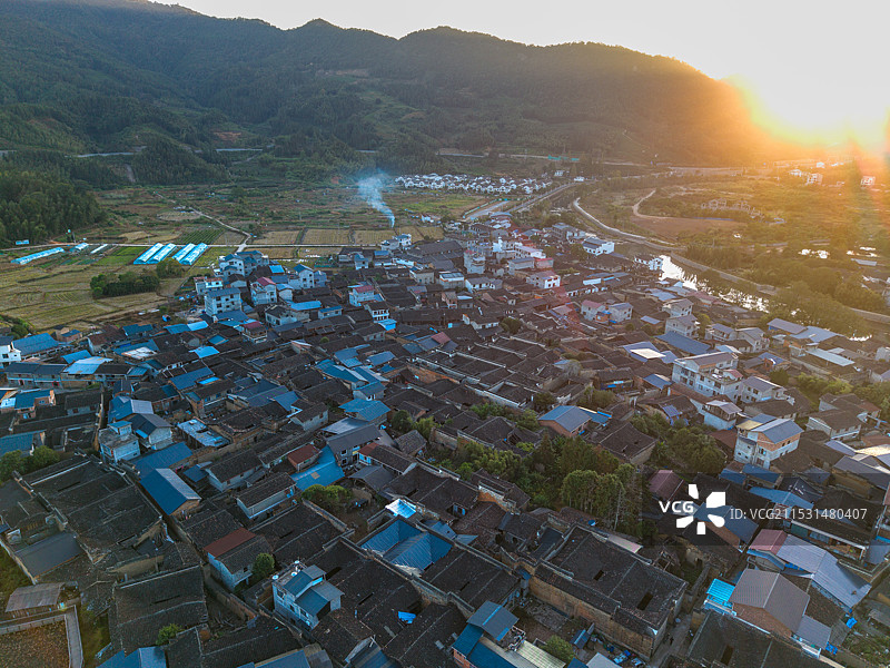 武夷山下梅古民居图片素材