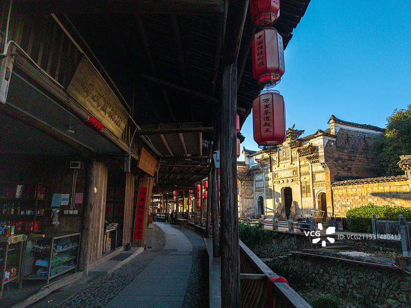 武夷山下梅古民居图片素材