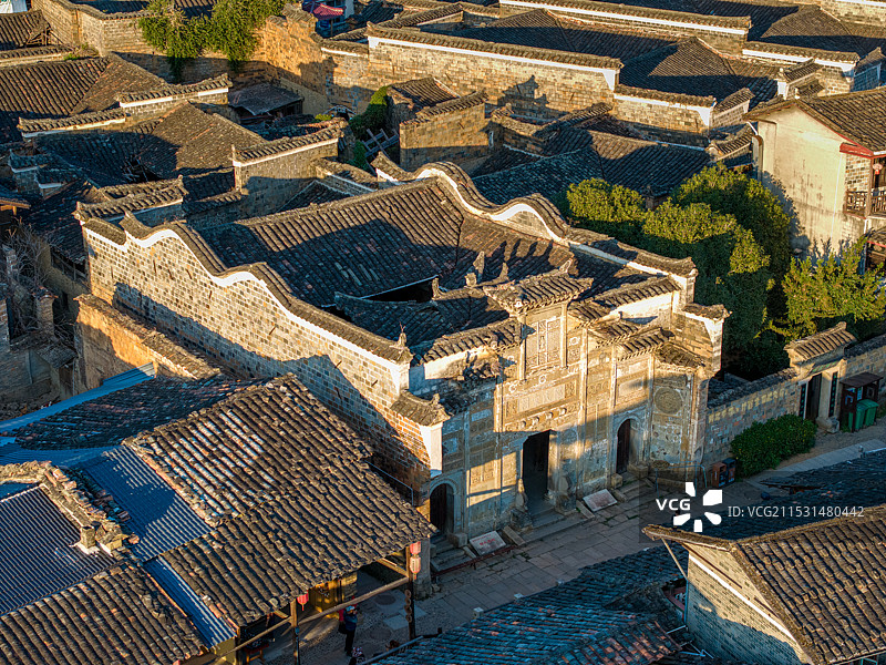 武夷山下梅古民居图片素材