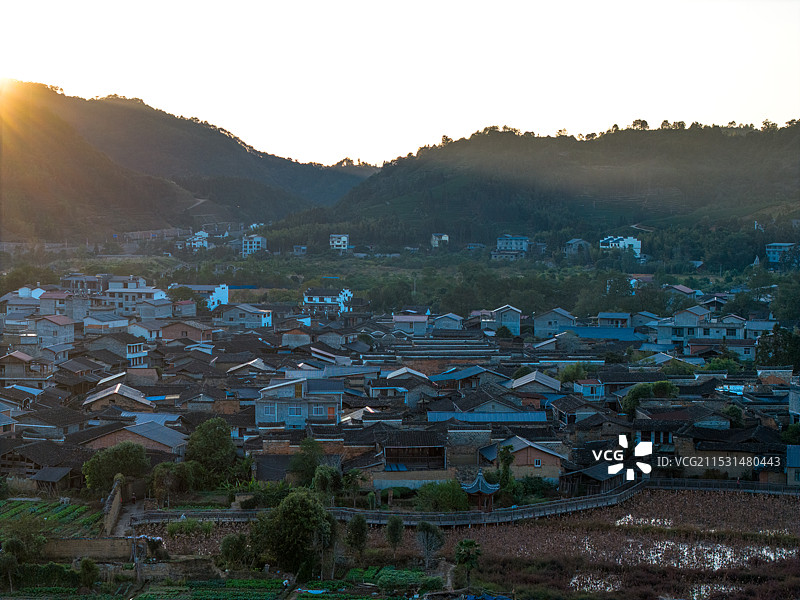 武夷山下梅古民居图片素材