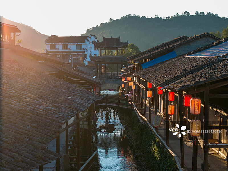 武夷山下梅古民居图片素材