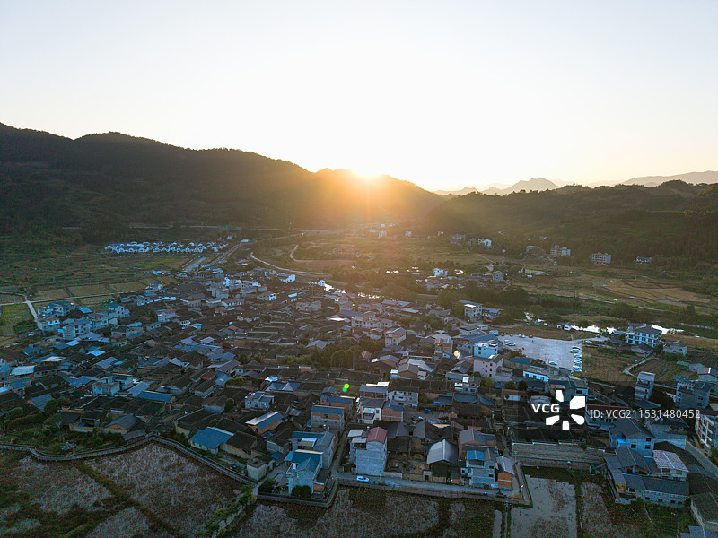 武夷山下梅古民居图片素材