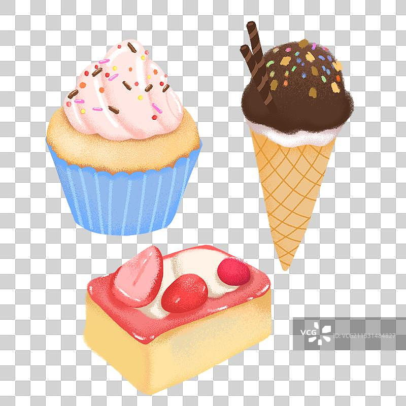 美味的缤纷甜点图片素材