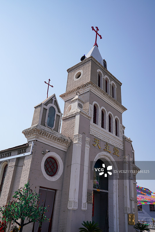 内蒙古 包头市  天主教堂图片素材