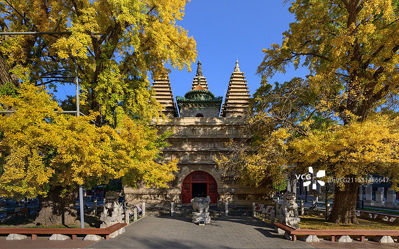 北京石刻艺术博物馆  五塔寺塔图片素材