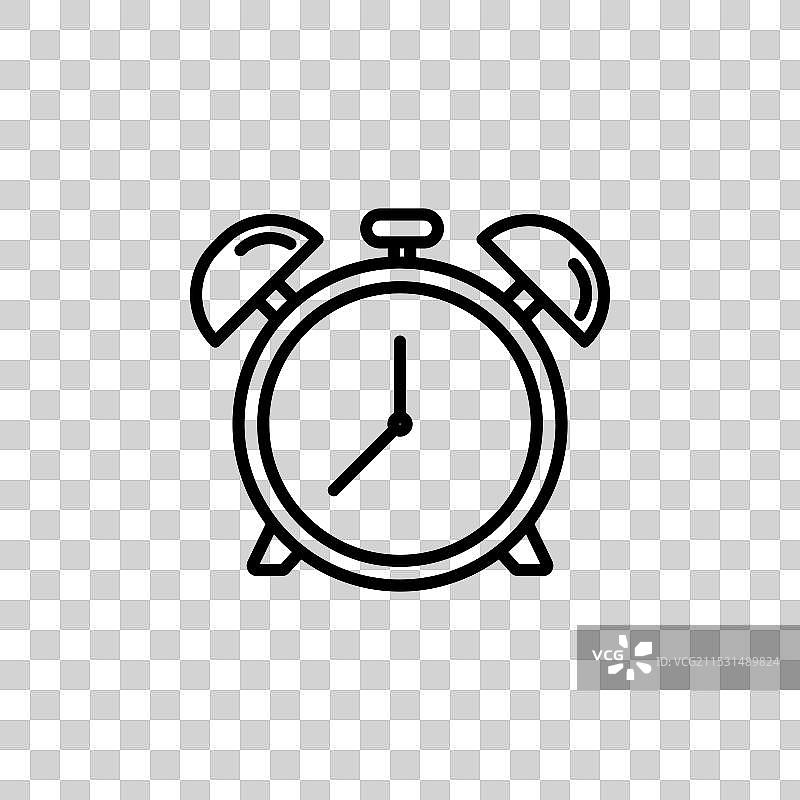 闹钟图标集截止时间计时器符号图片素材