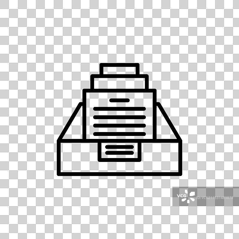 档案图标集 数据 文件夹 组织 盒子图片素材