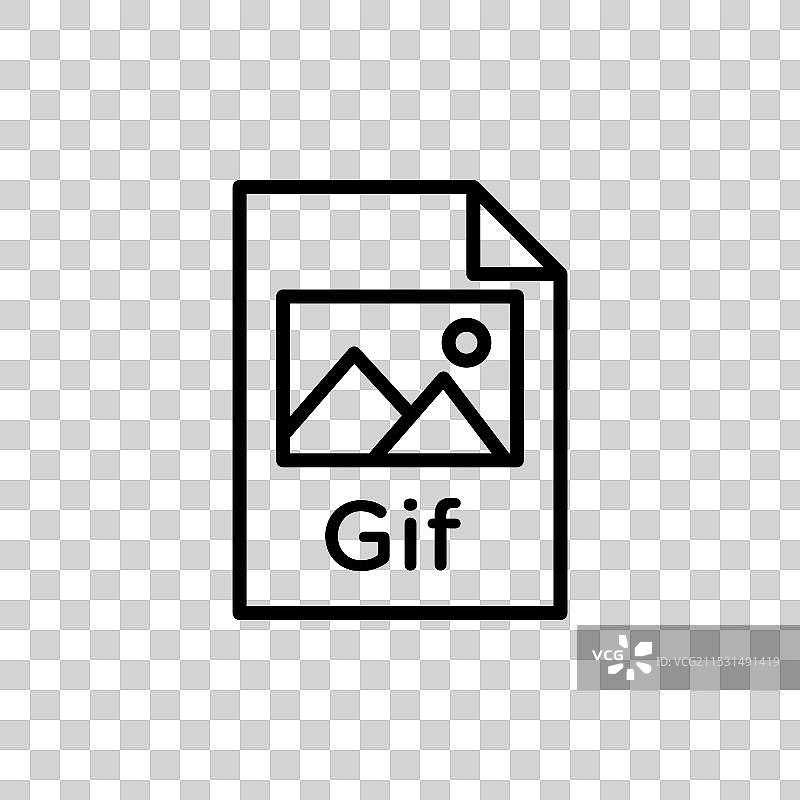 动图图标集 动画GIF格式符号GIF图片素材