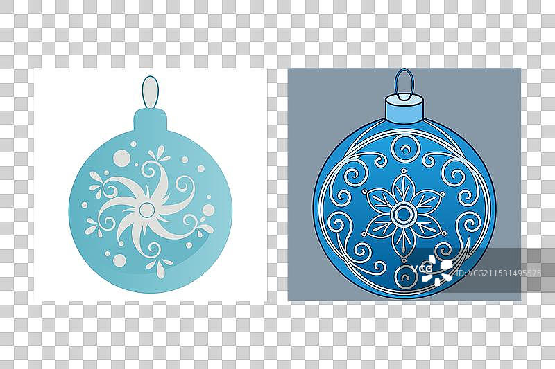 圣诞球装饰品图片素材