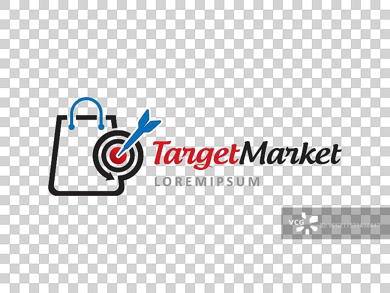 目标市场标志符号或图标模板图片素材