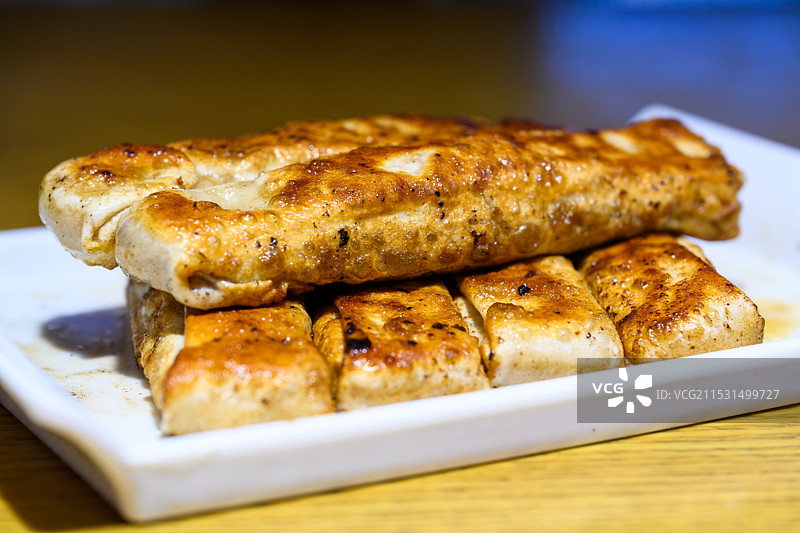 老北京传统美食褡裢火烧图片素材