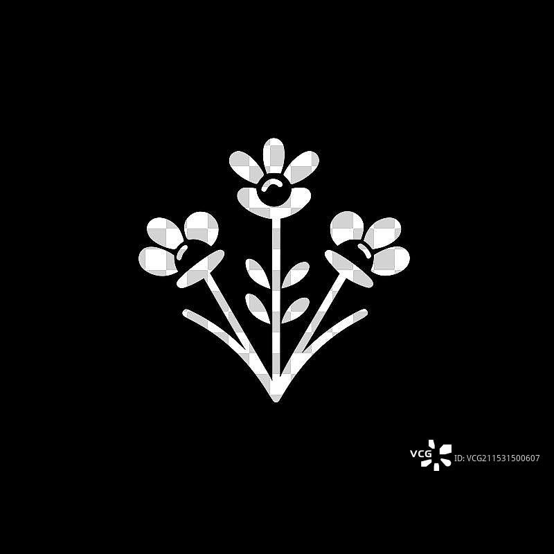 花卉 - 高质量标志 - 适合T恤使用图片素材