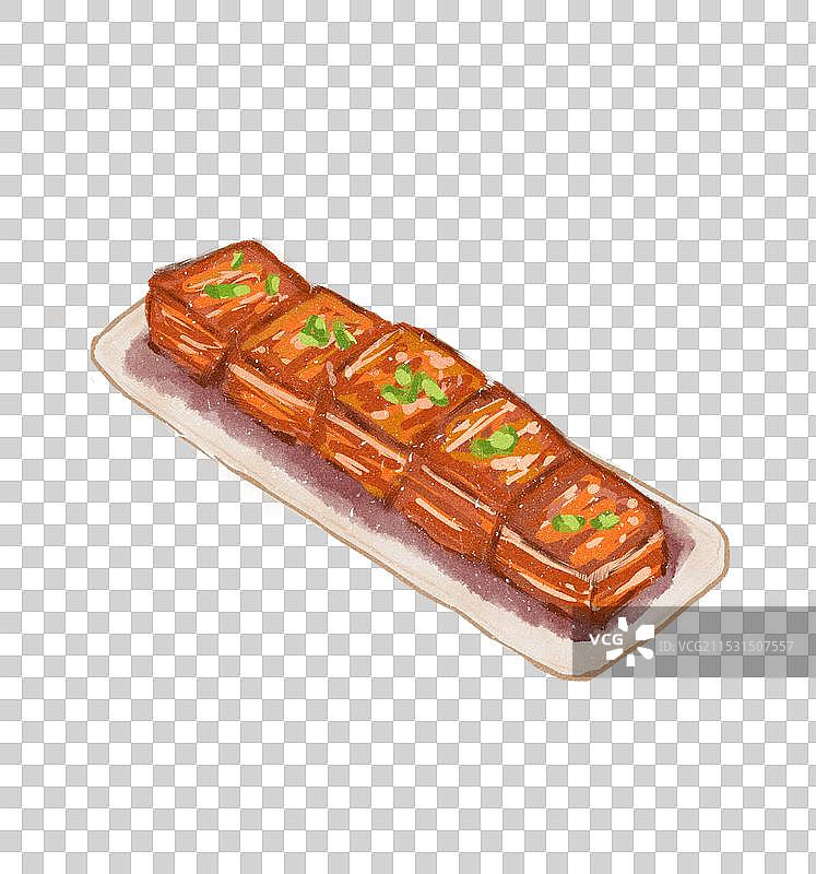 一盘红烧肉东坡肉图片素材